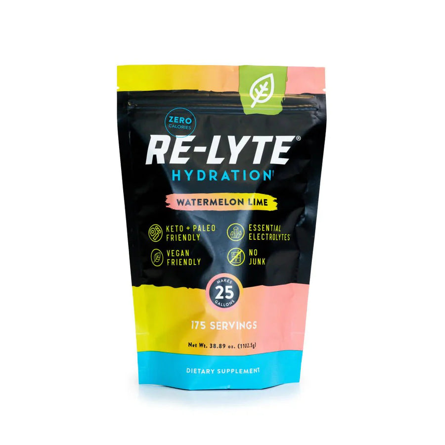 Re - Lyte Hydration - Watermelon Lime - Bulk Pouch - 175 Servings - Love Low Carb