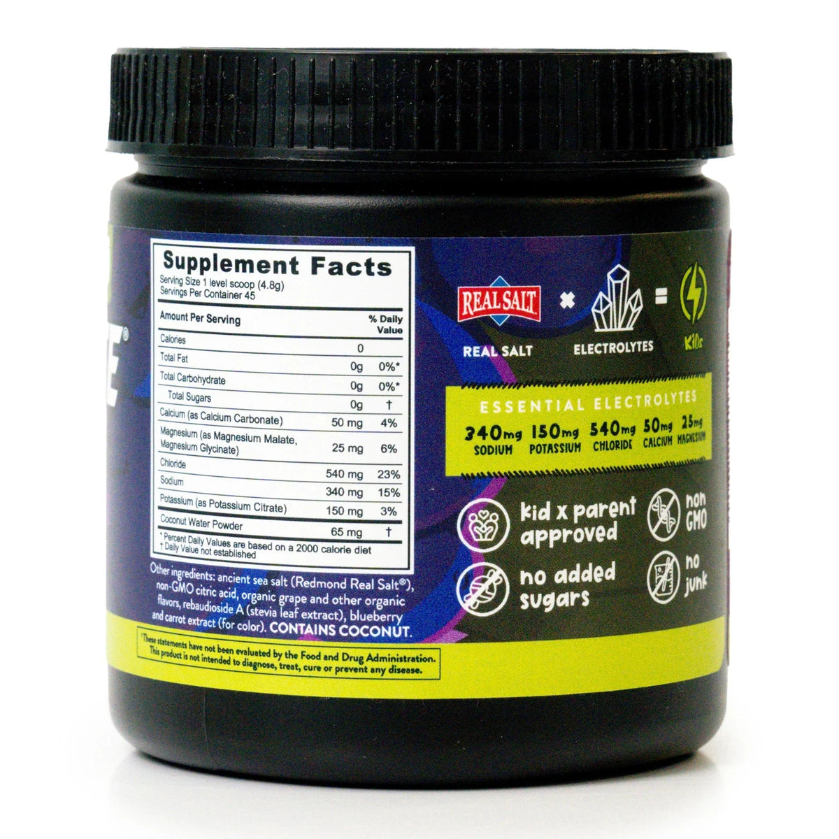 Re - Lyte Kids Hydration - Grape - Tub - 45 Serves - Love Low Carb