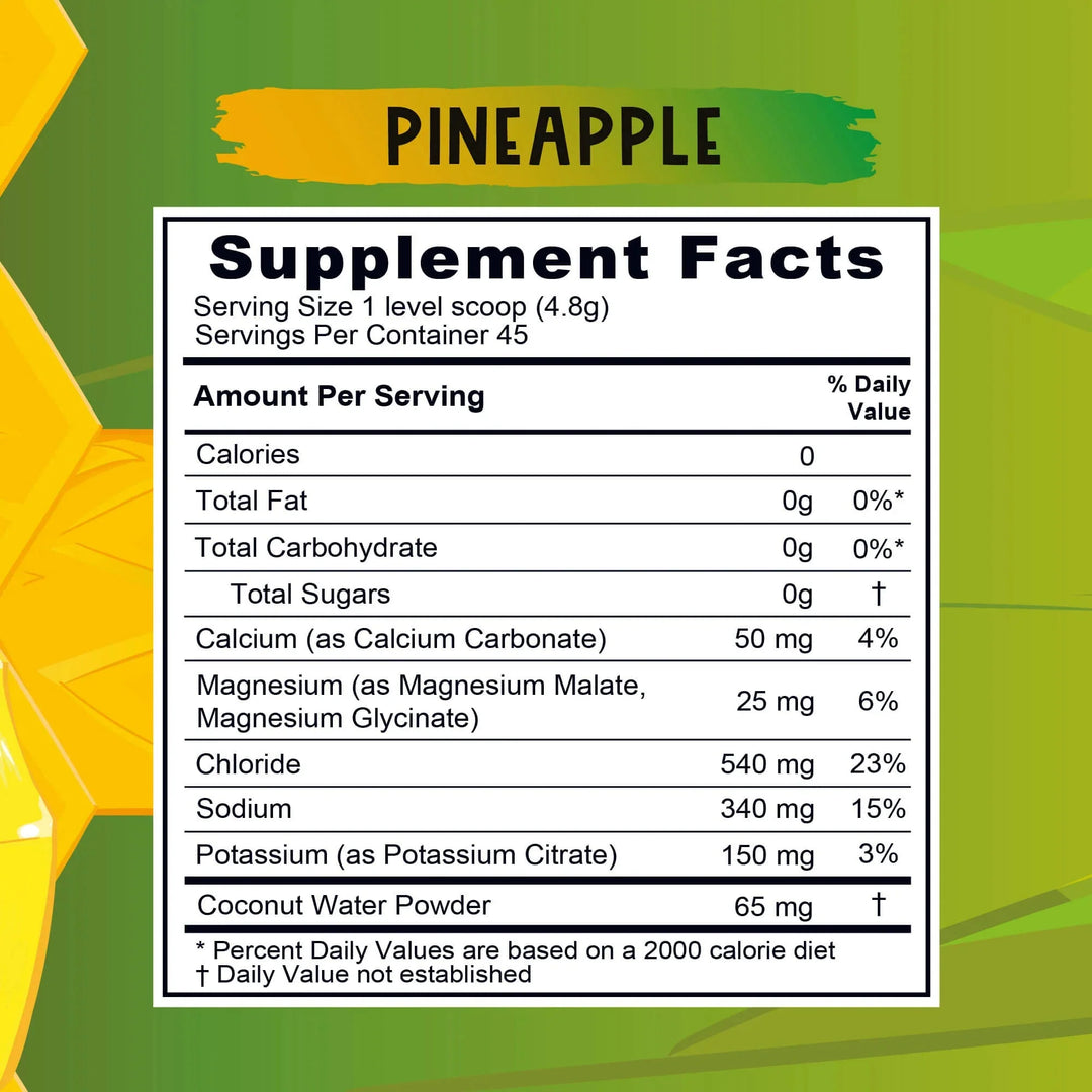 Re - Lyte Kids Hydration - Pineapple - Tub - 45 Serves - Love Low Carb