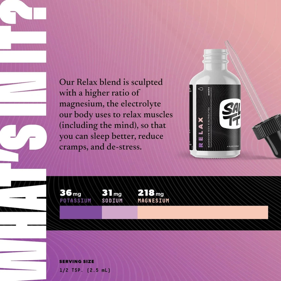 Relax - Magnesium Drops - 120ml - Yo Keto