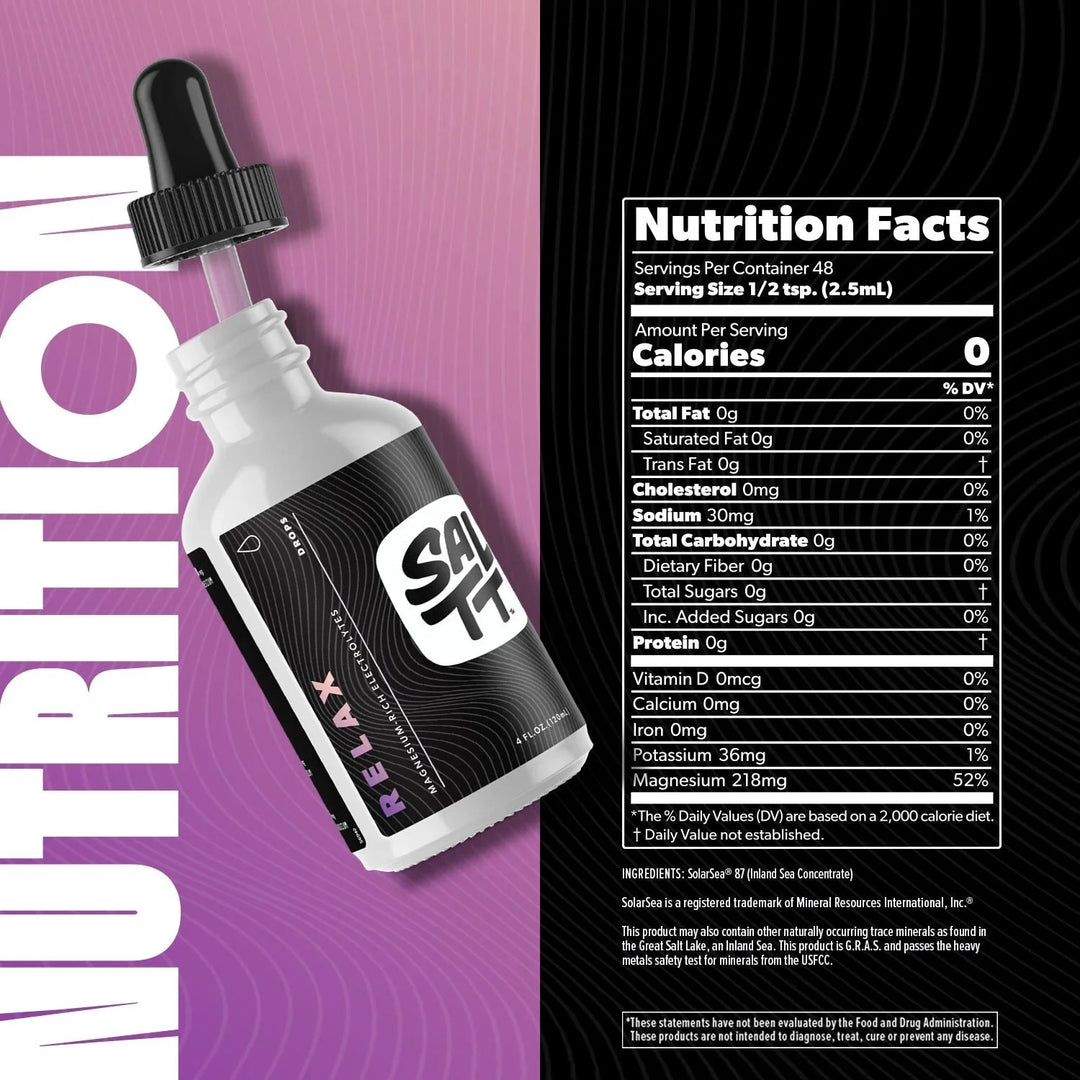 Relax - Magnesium Drops - 120ml - Yo Keto