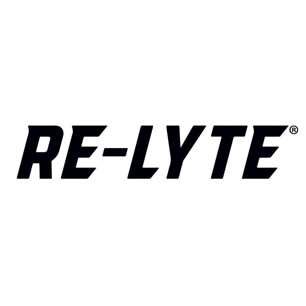 Re-Lyte logo in bold black font on white background for ReLyte Hydration - Lemon Lime - Stick Packs x 30 product branding