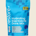 Restore Electrolyte Drink Mix Blue Raspberry 240g by Protein Supplies Australia in Electrolytes and Low Carb collections.