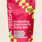 Restore Electrolyte Drink Mix Raspberry Lemonade 240g by Protein Supplies Australia in Drinks and Electrolytes collections.