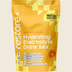 Restore Electrolyte Drink Mix Tropical Twist 240g by Protein Supplies Australia, functional low carb electrolyte drink.