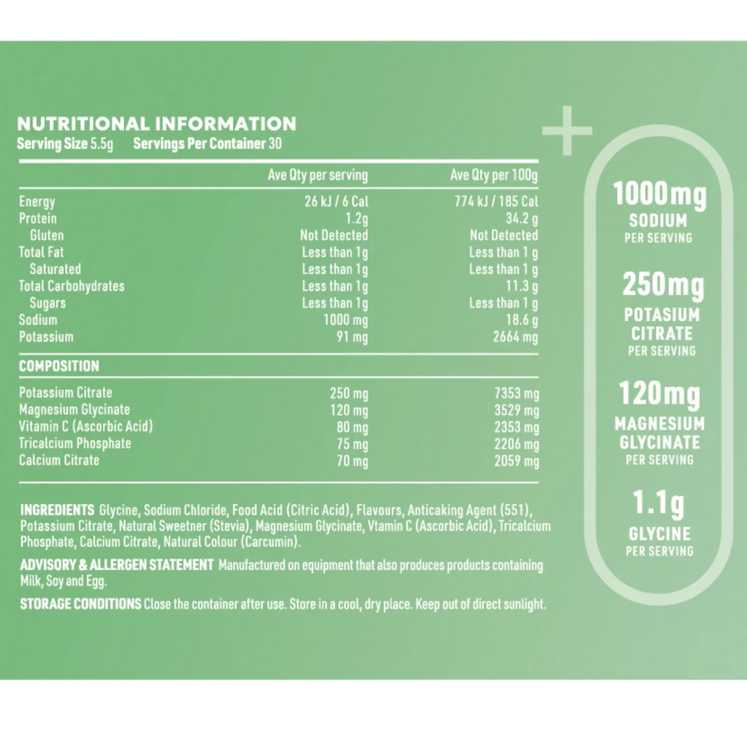 ReVitalise Electrolyte+ Drink - Salty Apple - 30 Serves - Love Low Carb