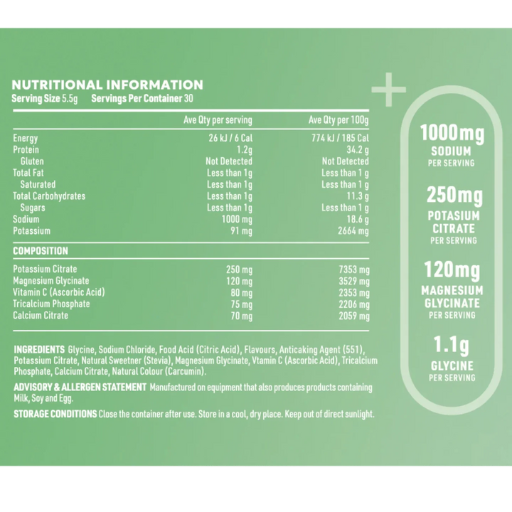 ReVitalise Electrolyte+ Drink - Salty Apple - 30 Serves - Love Low Carb
