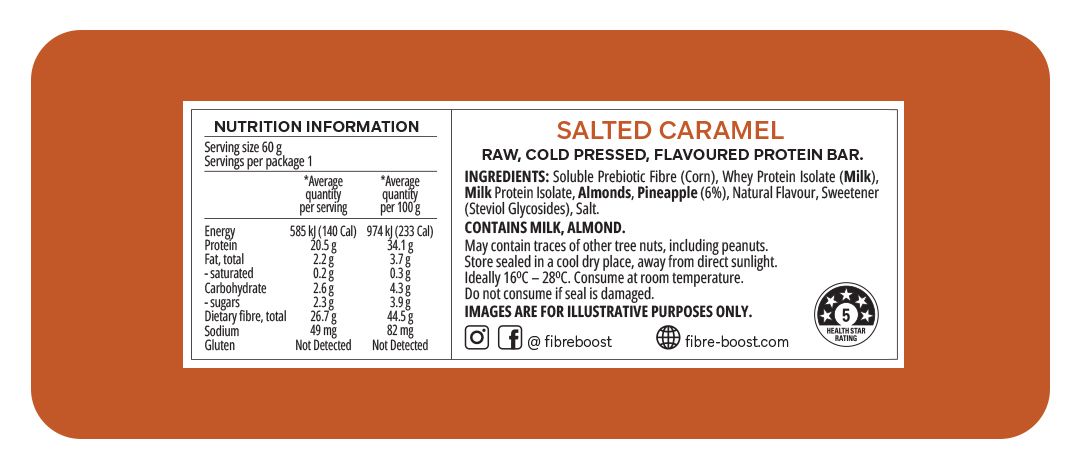 Salted Caramel Protein Bar - Yo Keto