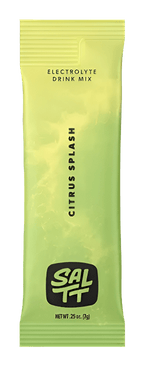 SALTT - Single Stick electrolyte drink mix in citrus splash flavor, part of SALTT Electrolytes and Low Carb collections.