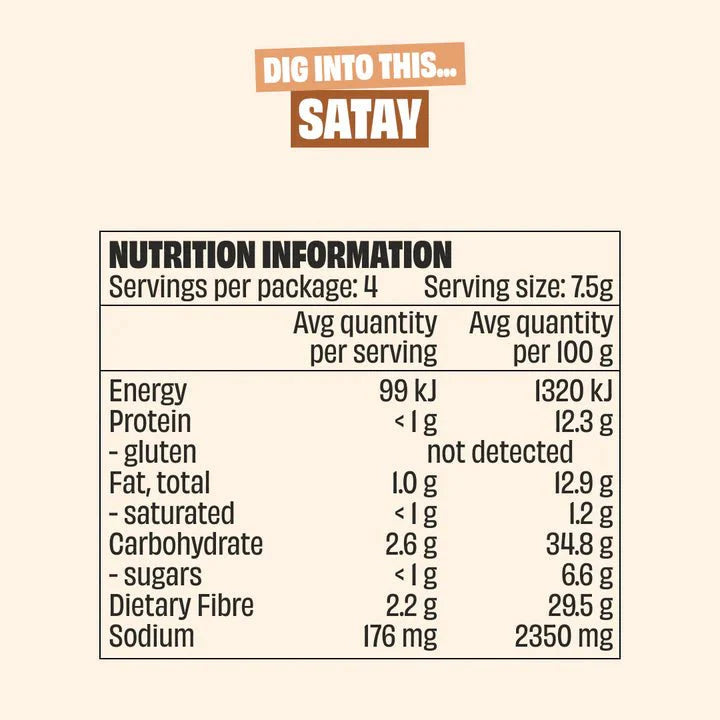 Satay Stir-Fry Seasoning - Yo Keto