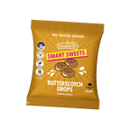 Smart Sweets - Butterscotch Drops - 50g by Double D, low sugar, gluten free sweet snack from Drops collection.