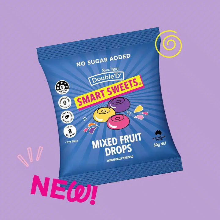 Smart Sweets - Mixed Fruit Drops - 60g - Yo Keto