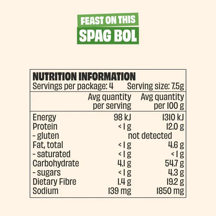 Spag Bol Seasoning - Yo Keto