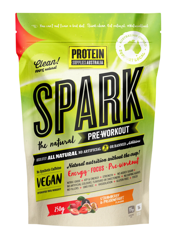 Spark Pre-workout - Strawberry Passionfruit - 250g - Yo Keto