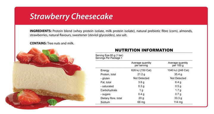 Strawberry Cheesecake Smart Protein Bar-Bar-Yo Keto