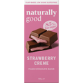 Filled Chocolate Block Bundle by Naturally Good featuring a strawberry creme filled chocolate block in pink packaging