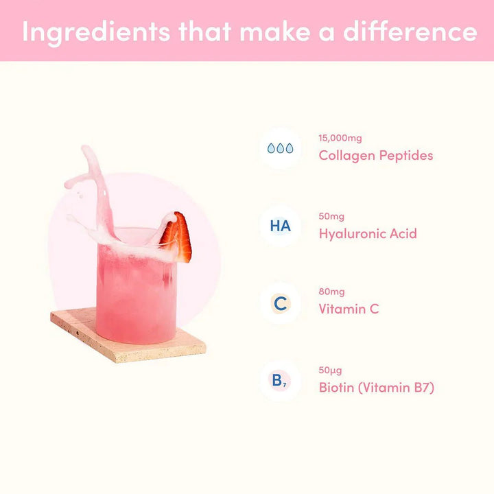 Strawberry Watermelon Premium Collagen Peptides - 560g - Love Low Carb