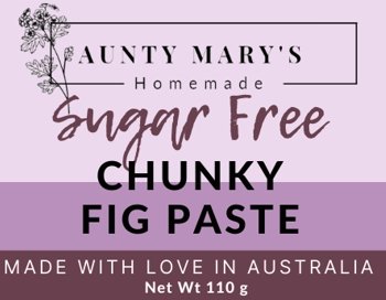 Sugar Free Chunky Fig Paste - Yo Keto