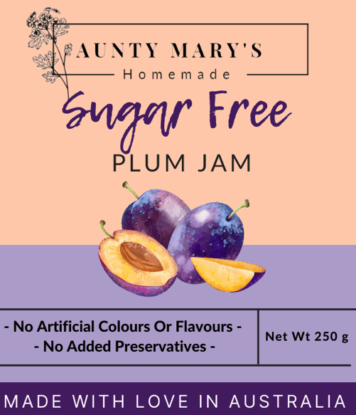 Sugar Free Jam - Plum - Yo Keto