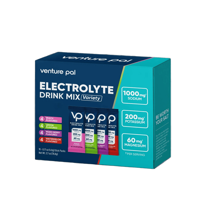 Summer Favourites Variety Pack - 16 Sticks by Venture Pal electrolyte drink mix with potassium magnesium sodium, Drinks collection