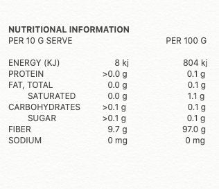 Super Fine Bamboo Fibre - Yo Keto