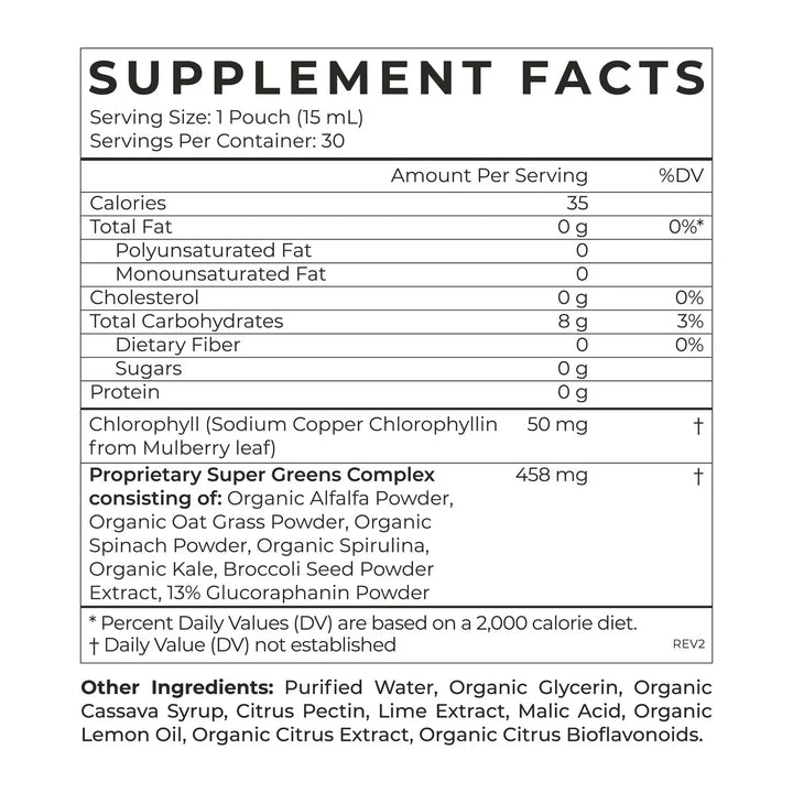 Super Greens - 30 Pouches - Love Low Carb