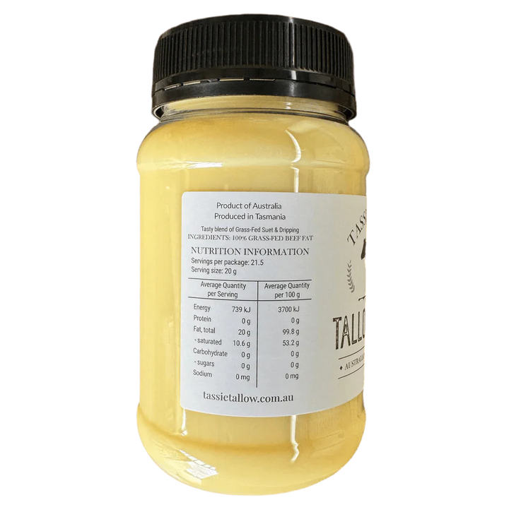 Tallow Butter - Australian Grass Fed - 500ml - Love Low Carb