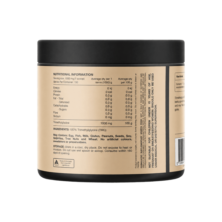TMG 100% Pure Trimethylglycine - 150 Serves