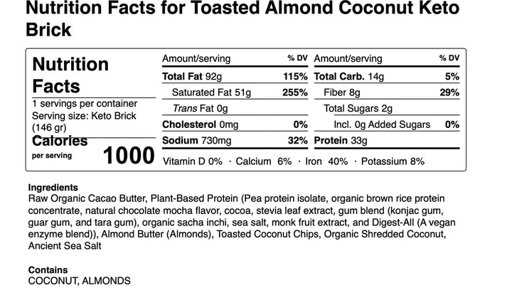 Toasted Almond Coconut - Yo Keto