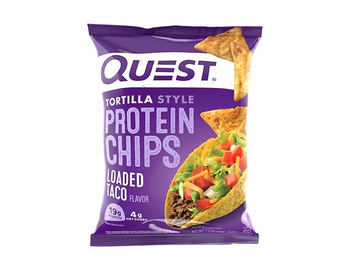 Tortilla Style Protein Chips - Loaded Taco - Best Before 05/03/24 - Love Low Carb