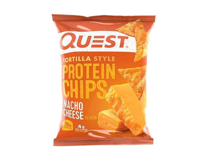 Tortilla Style Protein Chips - Nacho Cheese-Chips-Yo Keto