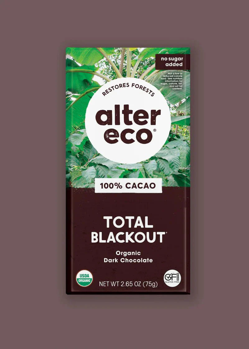 Total Blackout - 100% Cacao Dark Chocolate - Yo Keto