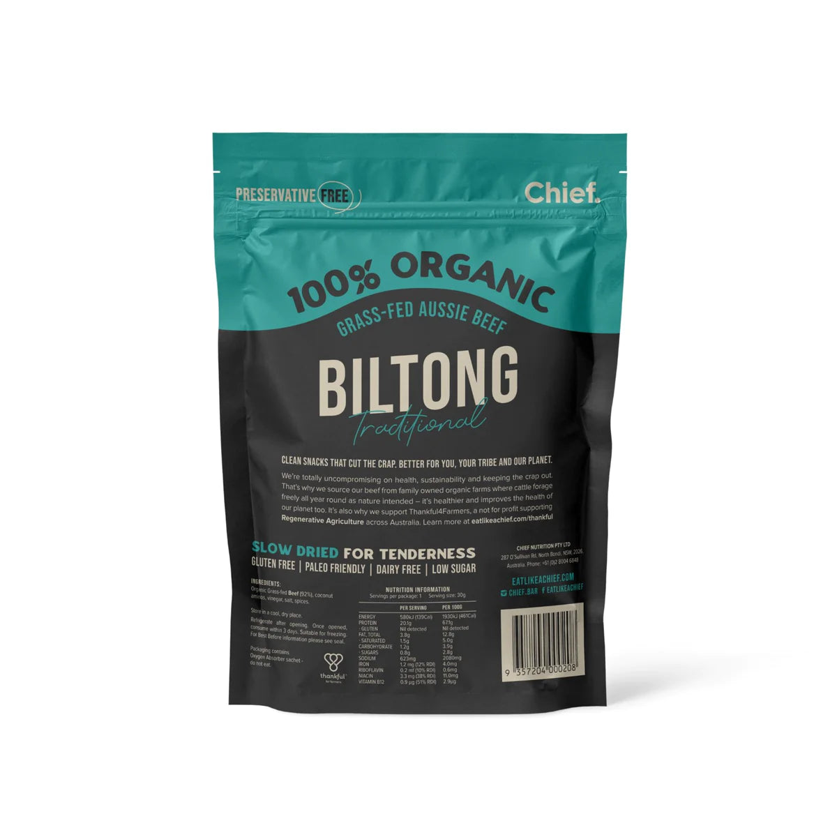 Beef Biltong Variety Pack - 30g x 3