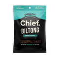 Traditional Beef Biltong - 30g by Chief, organic grass-fed Aussie beef, preservative-free savoury snack.
