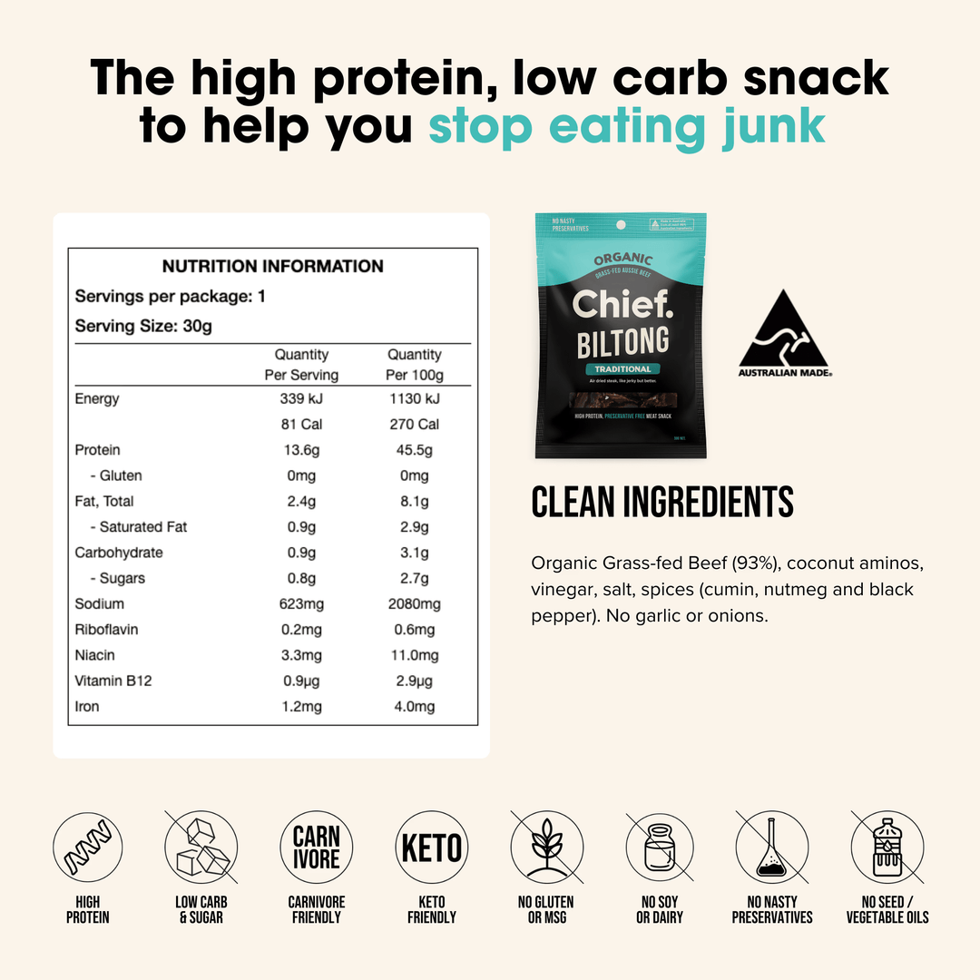 Traditional Beef Biltong - 30g