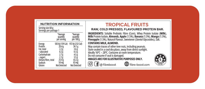 Tropical Fruits Protein Bar - Yo Keto