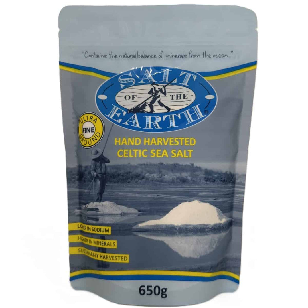 Ultra Fine Ground Celtic Sea Salt - 650g - Love Low Carb