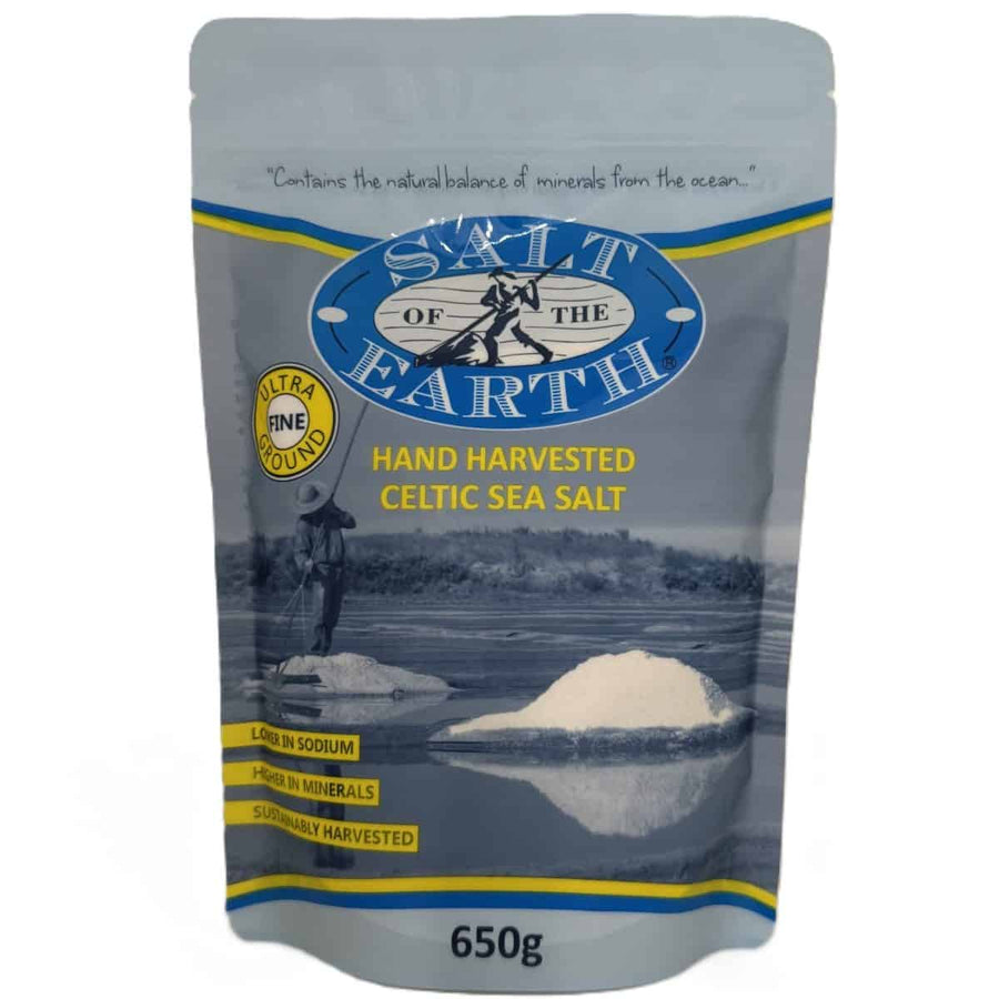 Ultra Fine Ground Celtic Sea Salt - 650g - Love Low Carb