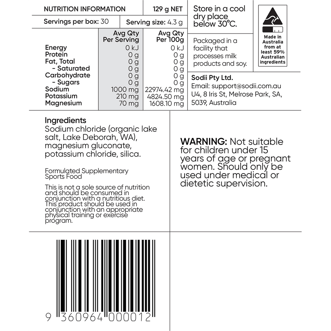 Unflavoured - 30 Sachets - Yo Keto