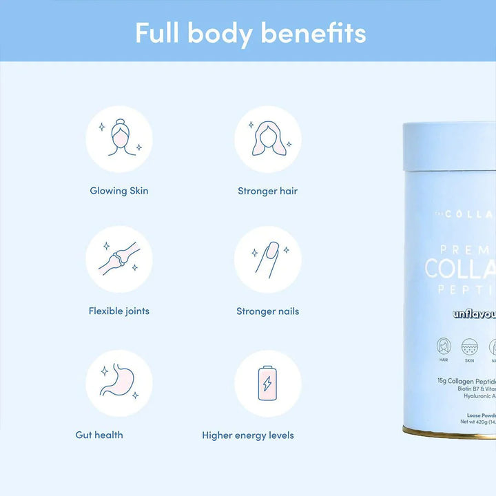Unflavoured Premium Collagen Peptides - 420g - Yo Keto