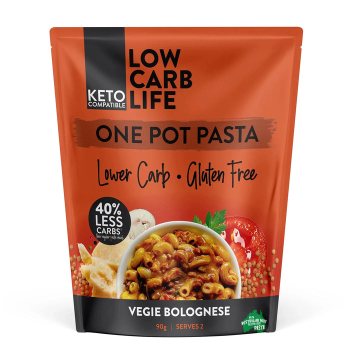 Vegie Bolognese One Pot Pasta - Yo Keto