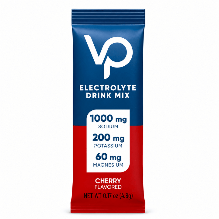 Venture Pal - Single Stick electrolyte drink mix cherry flavor with sodium, potassium, and magnesium for hydration.