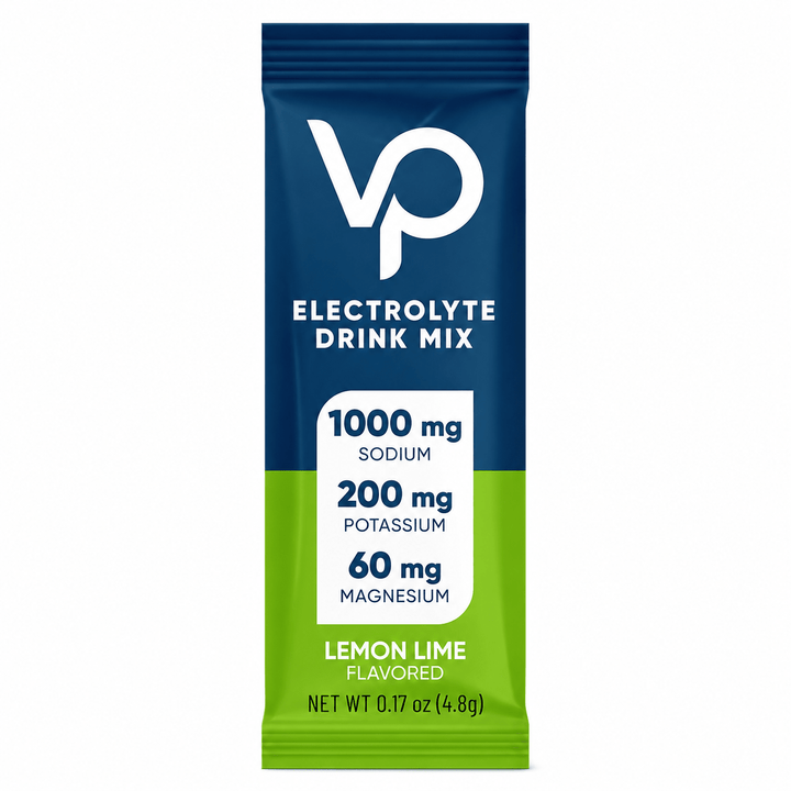Venture Pal - Single Stick electrolyte drink mix in lemon lime flavor with sodium, potassium, and magnesium for hydration.