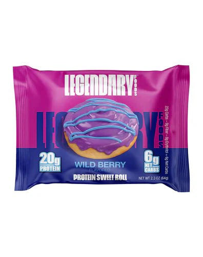 Wild Berry Protein Sweet Roll - 64g - Yo Keto