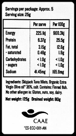 Wild Caught Tuna Fillets in Organic Extra Virgin Olive Oil - Can - Yo Keto