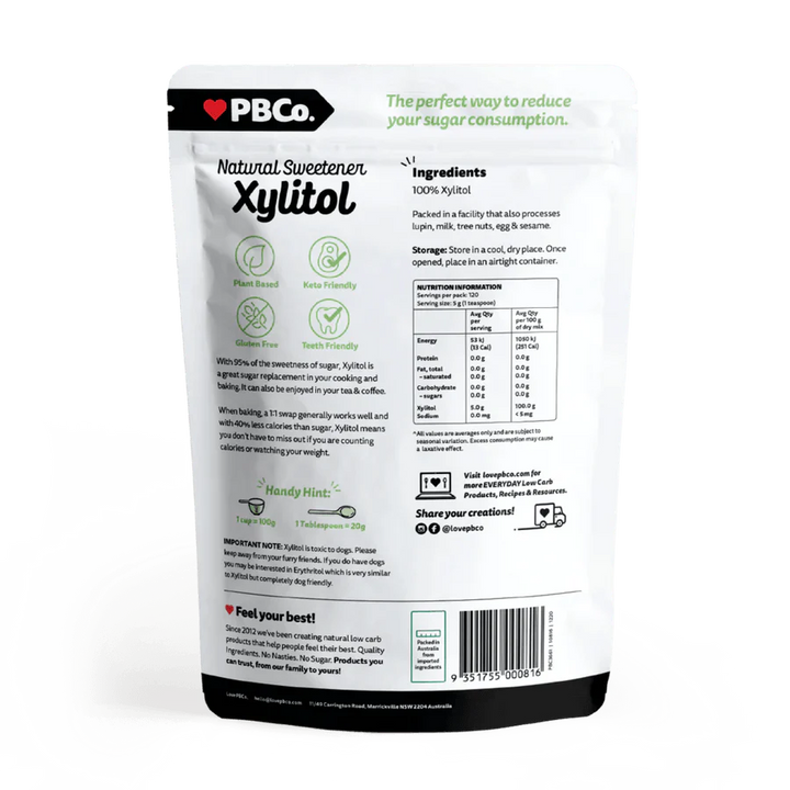 Xylitol Natural Sweetener - 600g - Yo Keto