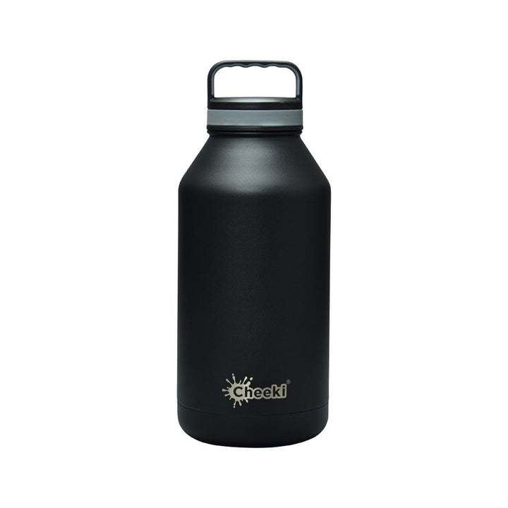 1.9L Insulated Chiller Bottle - Black - Love Low Carb