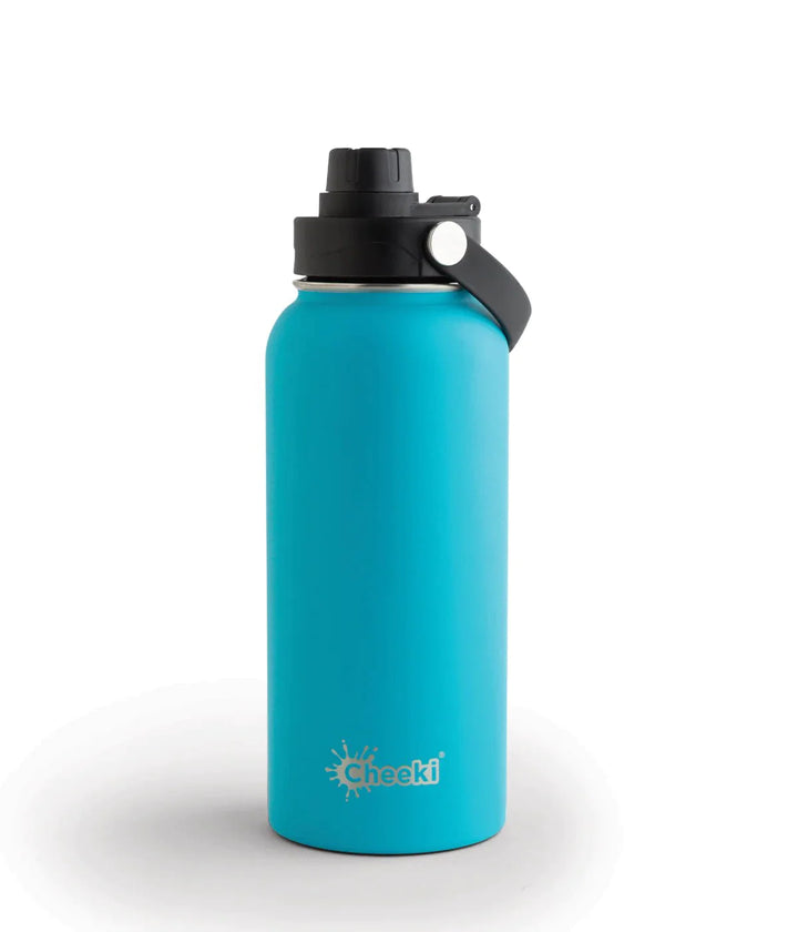 1L Insulated Adventure Bottle - Aqua - Yo Keto