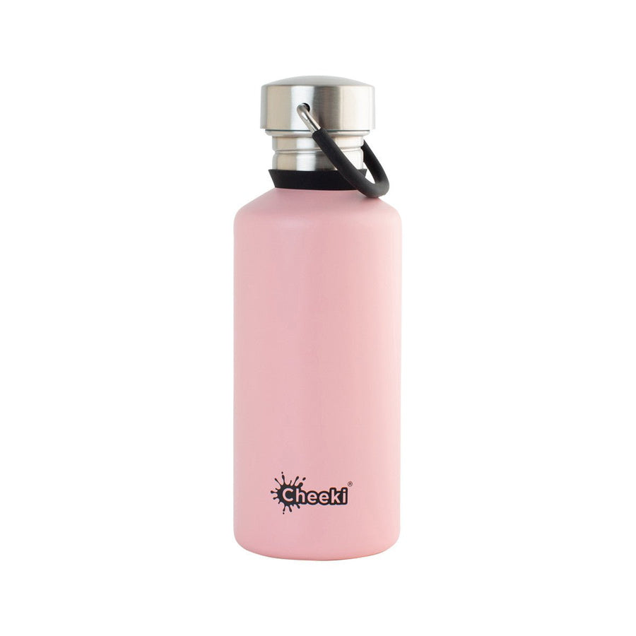 500ml Single Wall Classic Bottle - Pink - Love Low Carb