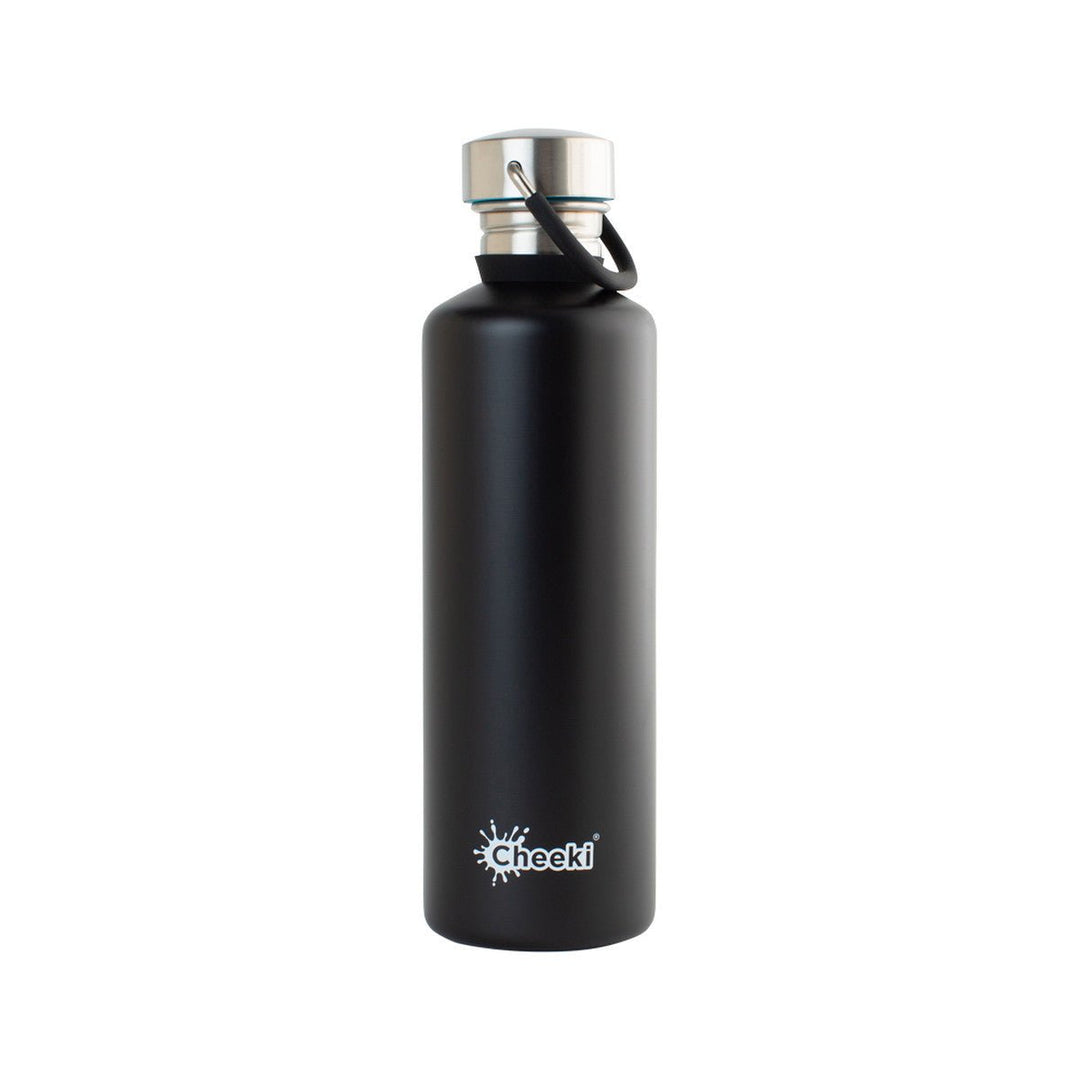 750ml Single Wall Classic Bottle - Matte Black - Yo Keto